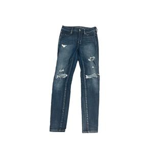 American Eagle Outfitters AEO Dark Denim Hi-Rise Jegging Size 4